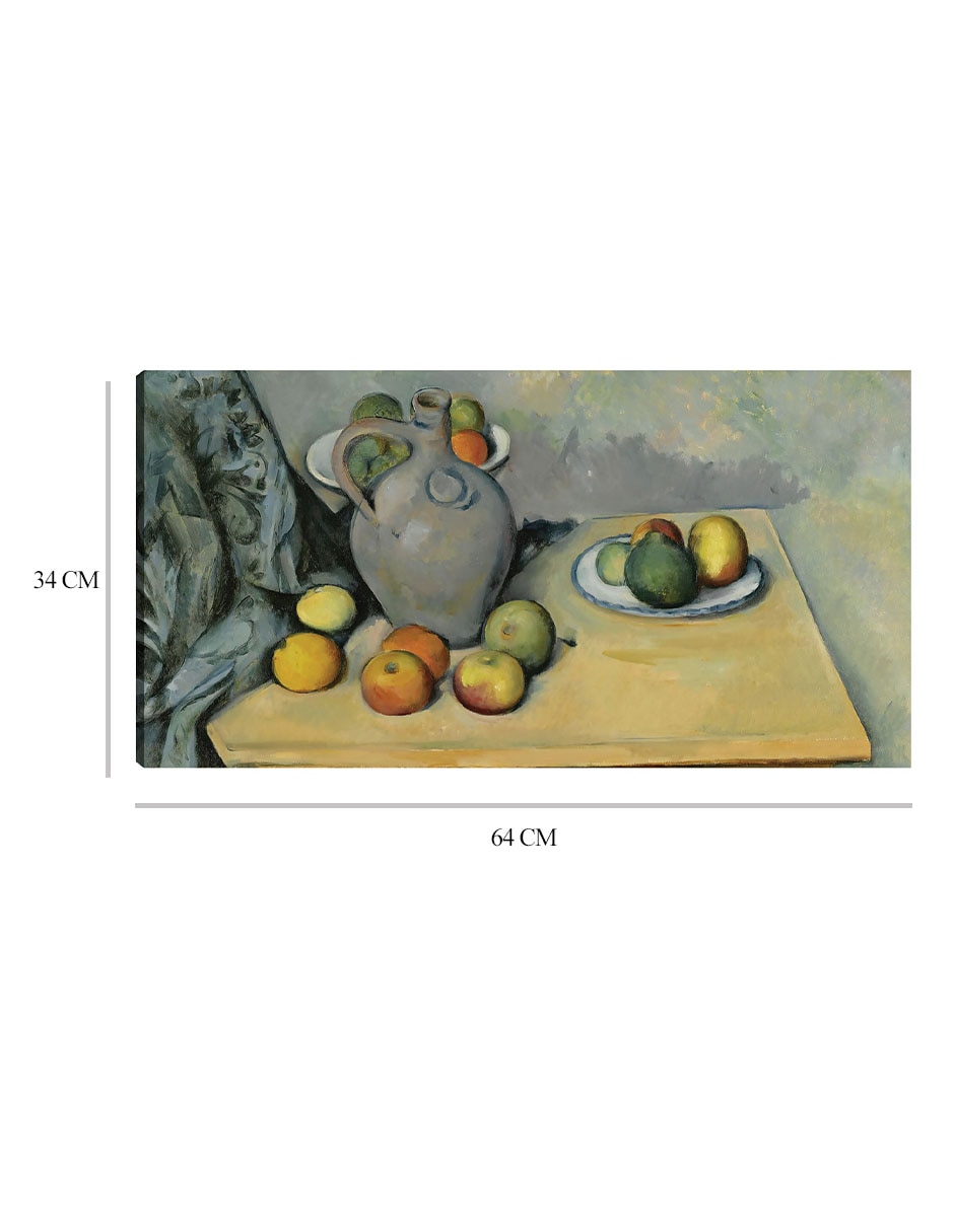 Cuadro decorativo técnica mixta Cómida 2