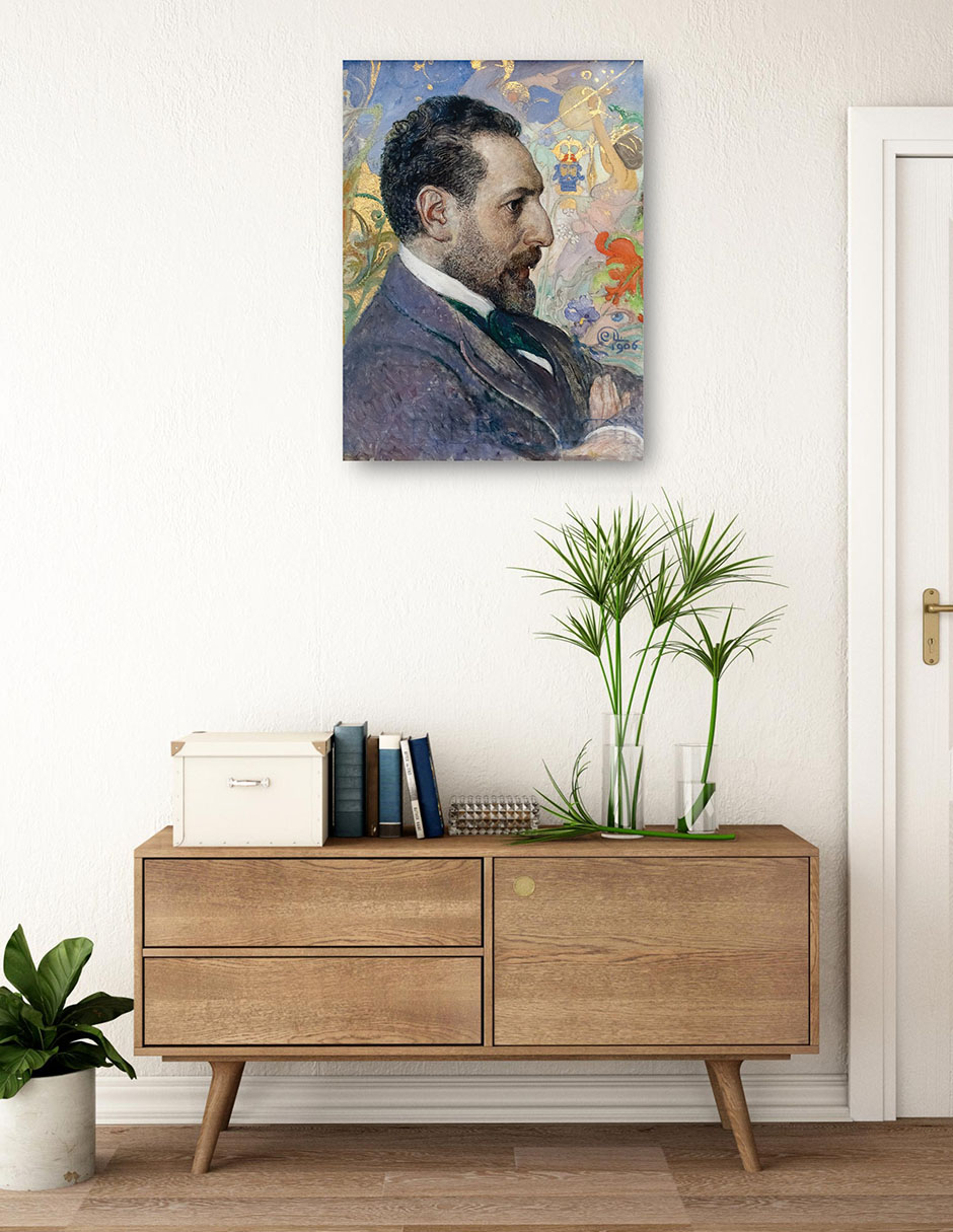 Cuadro decorativo técnica mixta Gente 3
