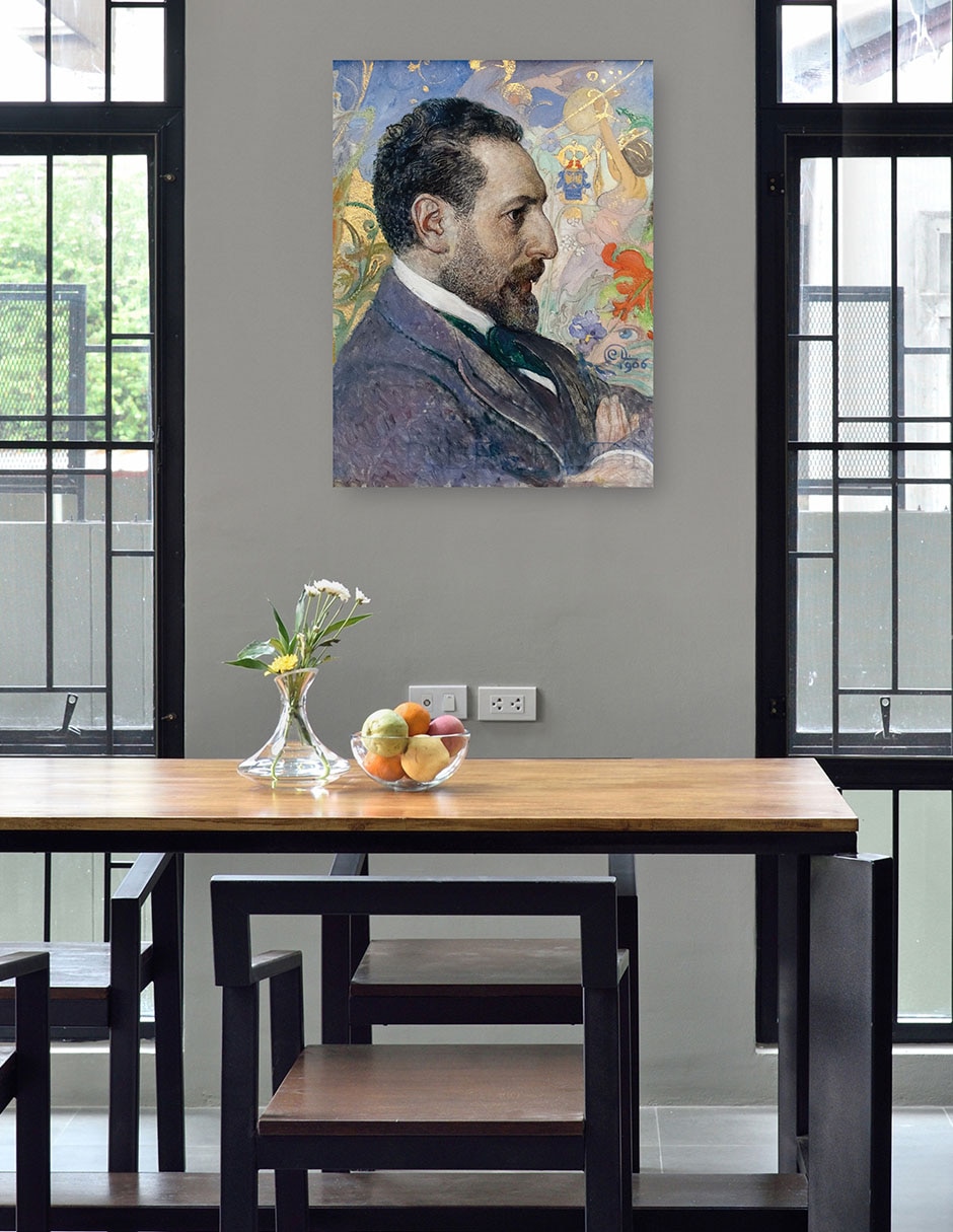 Cuadro decorativo técnica mixta Gente 4