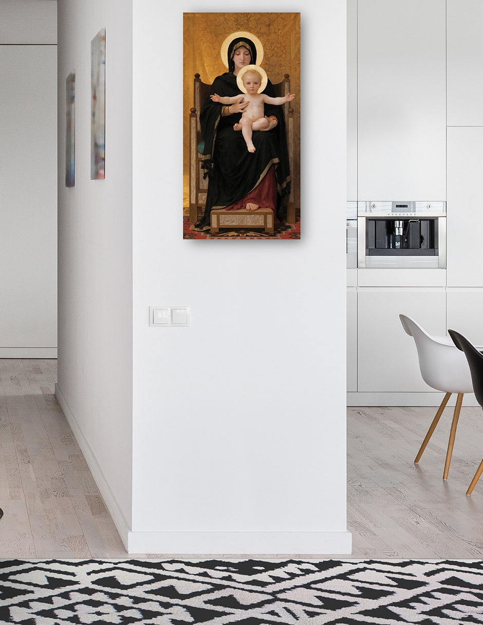 Cuadro decorativo técnica mixta Vírgenes 5
