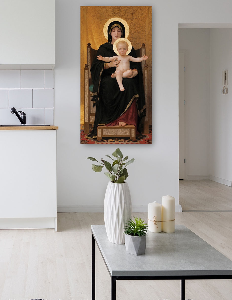 Cuadro decorativo técnica mixta Vírgenes 6