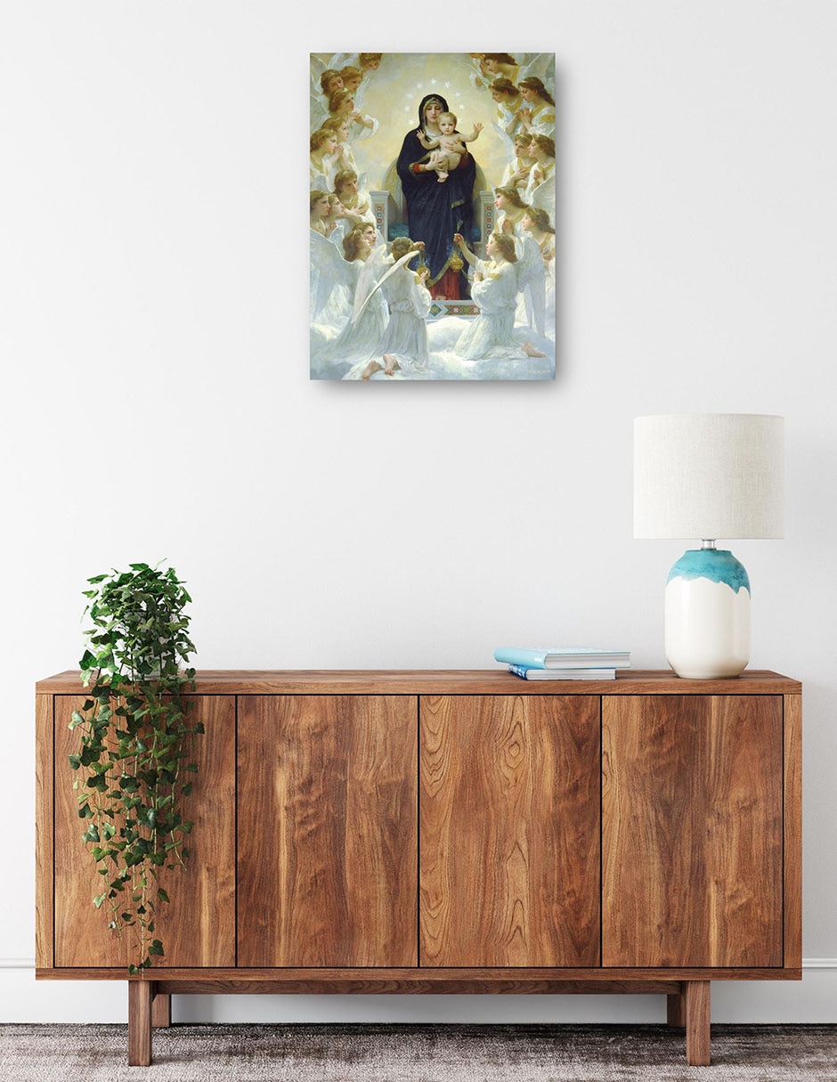 Cuadro decorativo técnica mixta Vírgenes 2