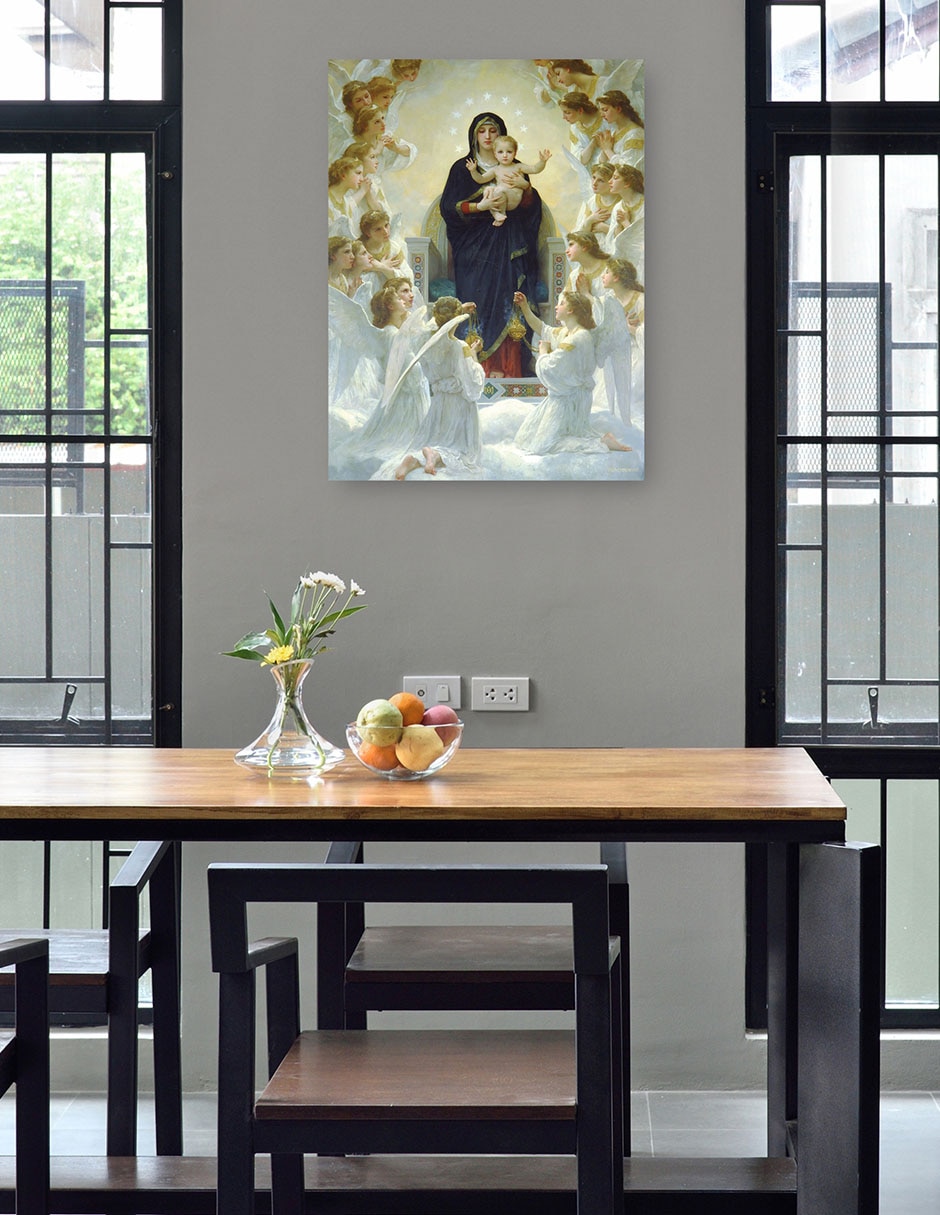 Cuadro decorativo técnica mixta Vírgenes 4