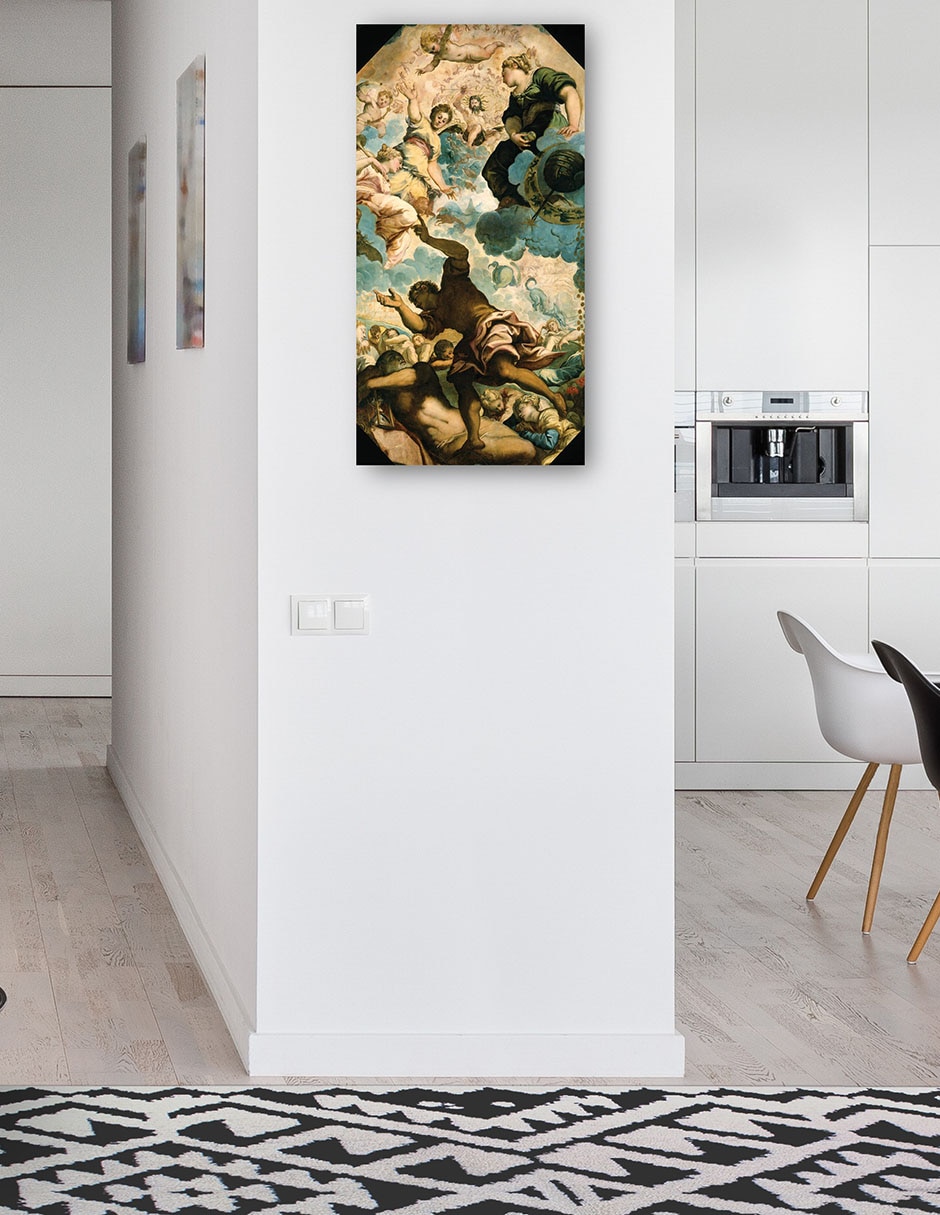 Cuadro decorativo técnica mixta Ángeles 4