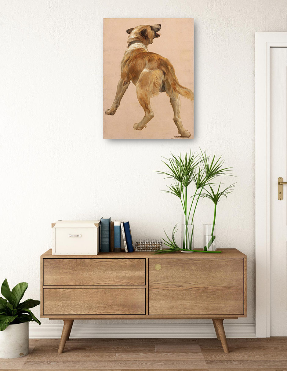 Cuadro decorativo técnica mixta Animales Domésticos 3
