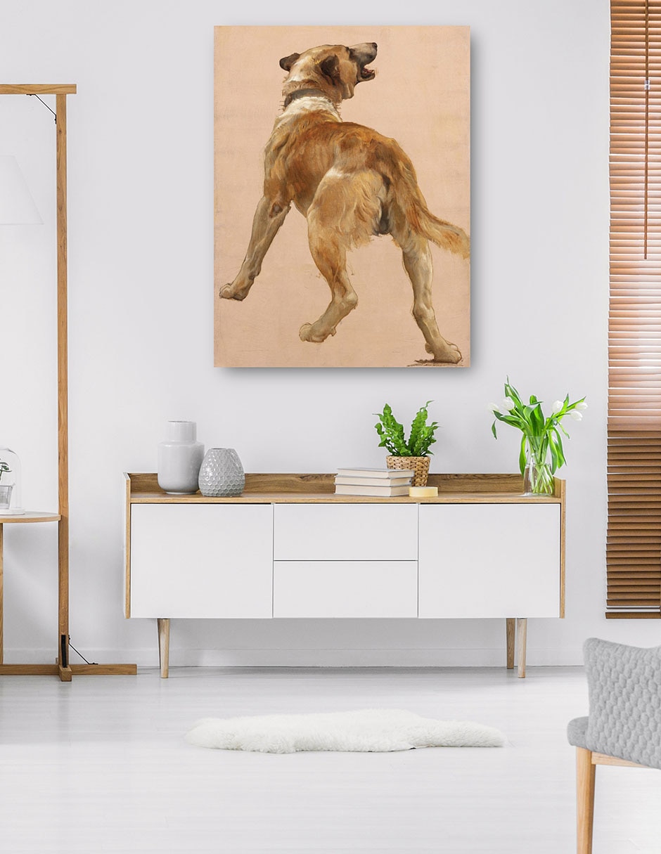 Cuadro decorativo técnica mixta Animales Domésticos 5