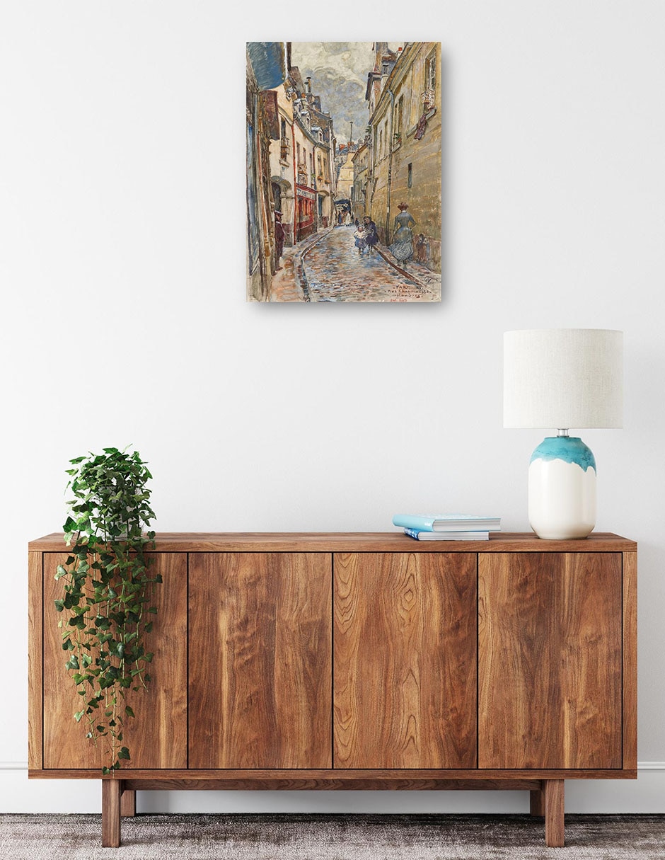 Cuadro decorativo técnica mixta Lugares 2