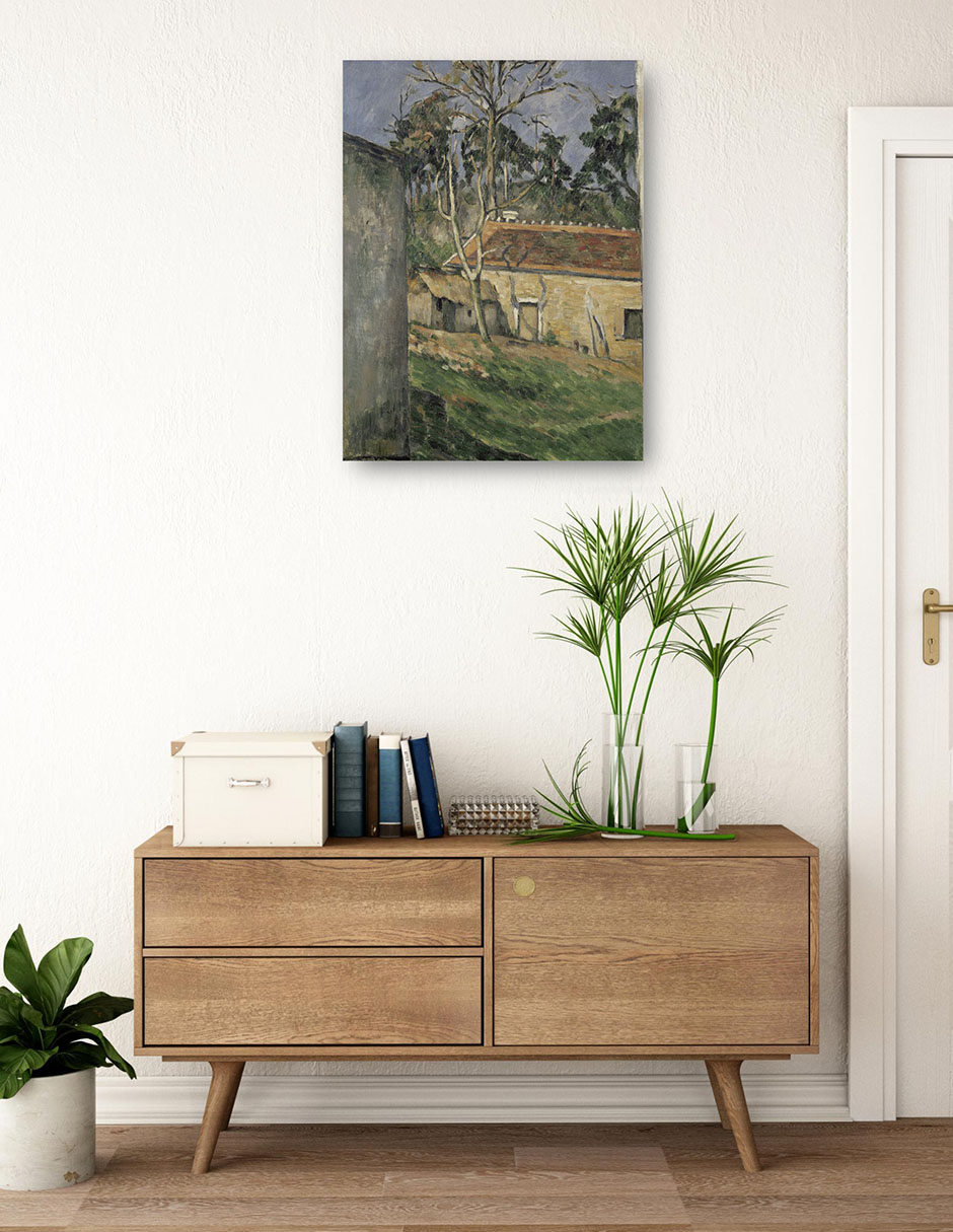 Cuadro decorativo técnica mixta Campos 4