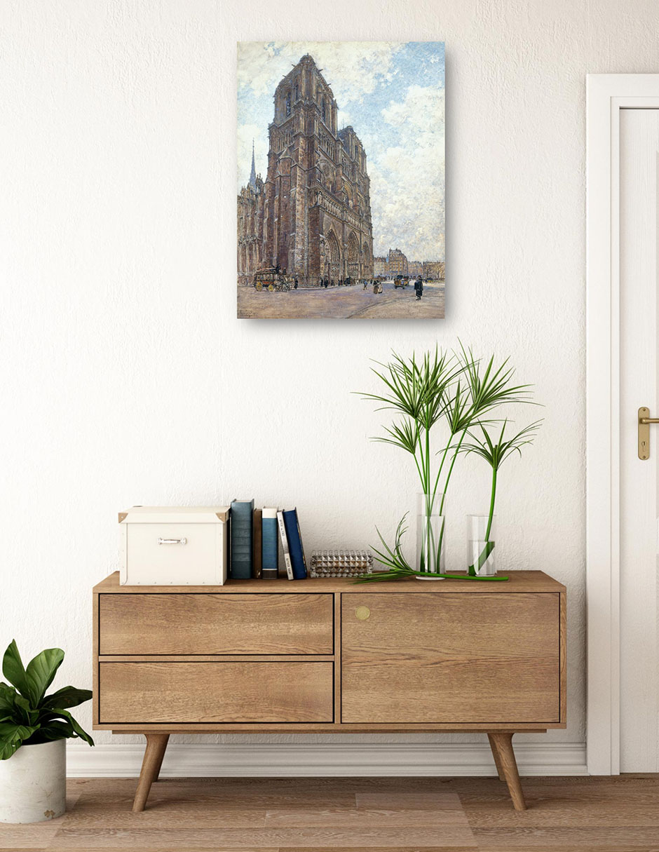 Cuadro decorativo técnica mixta Lugares 3