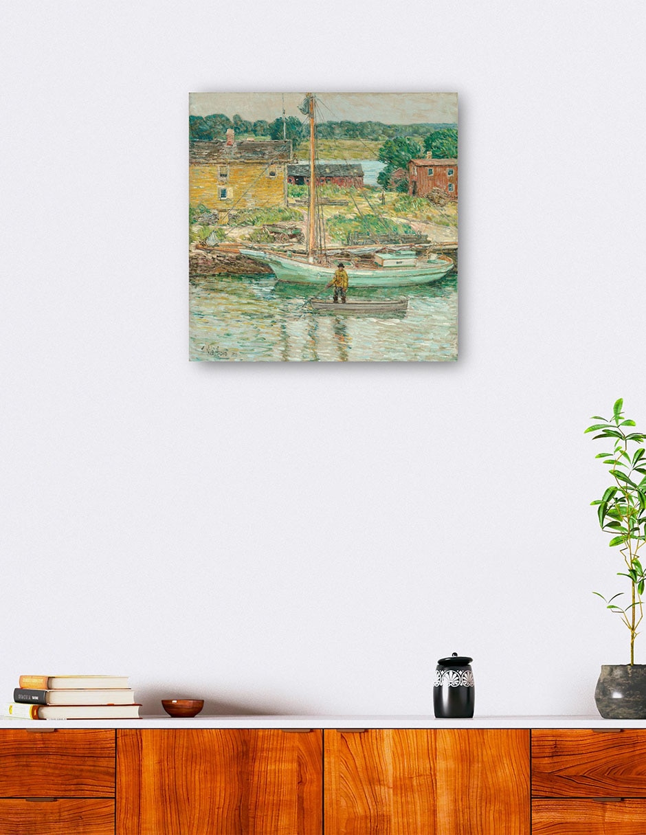 Cuadro decorativo técnica mixta Navegación 5