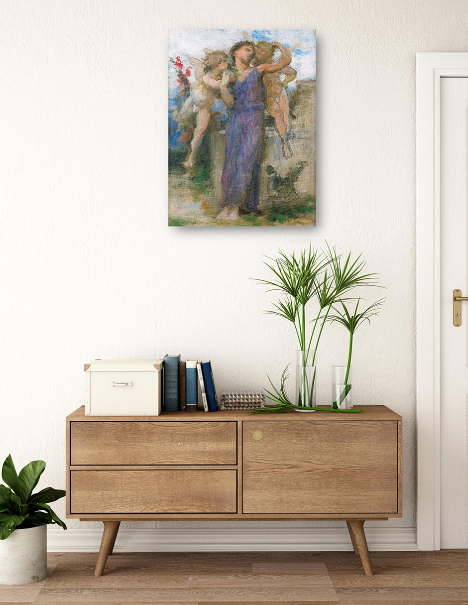 Cuadro decorativo técnica mixta Ángeles 3