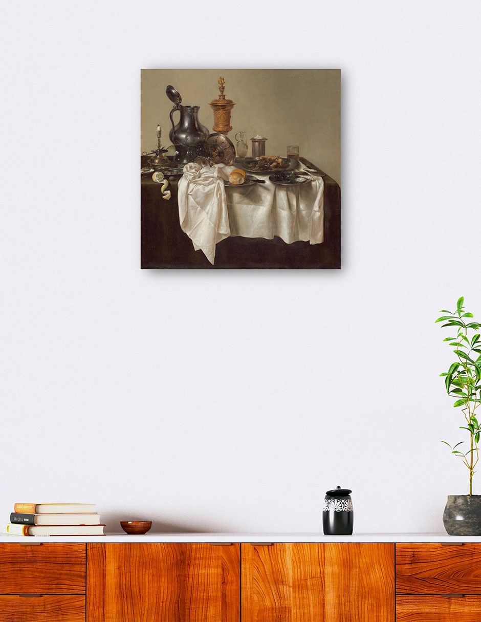 Cuadro decorativo técnica mixta Cómida 5