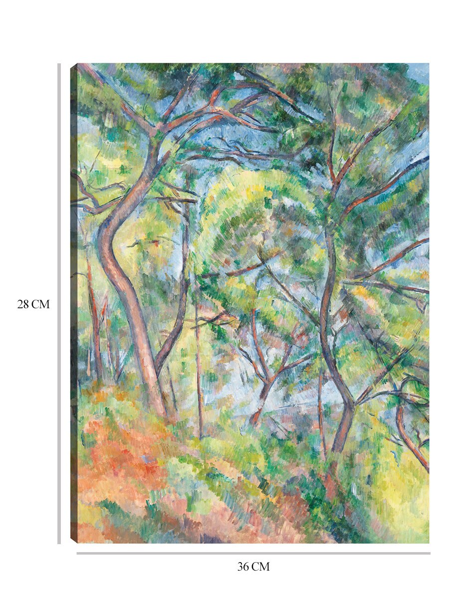 Cuadro decorativo técnica mixta Bosques 2