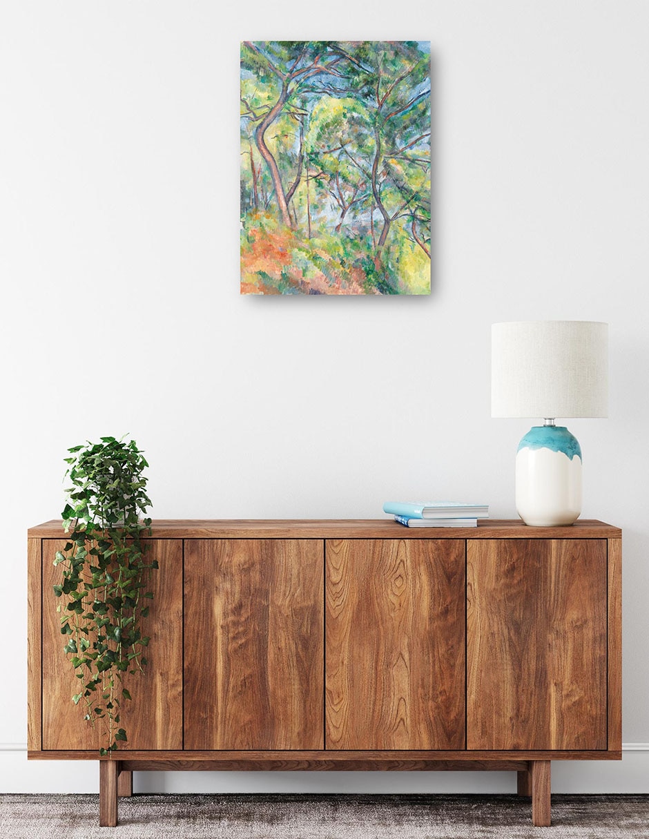 Cuadro decorativo técnica mixta Bosques 2