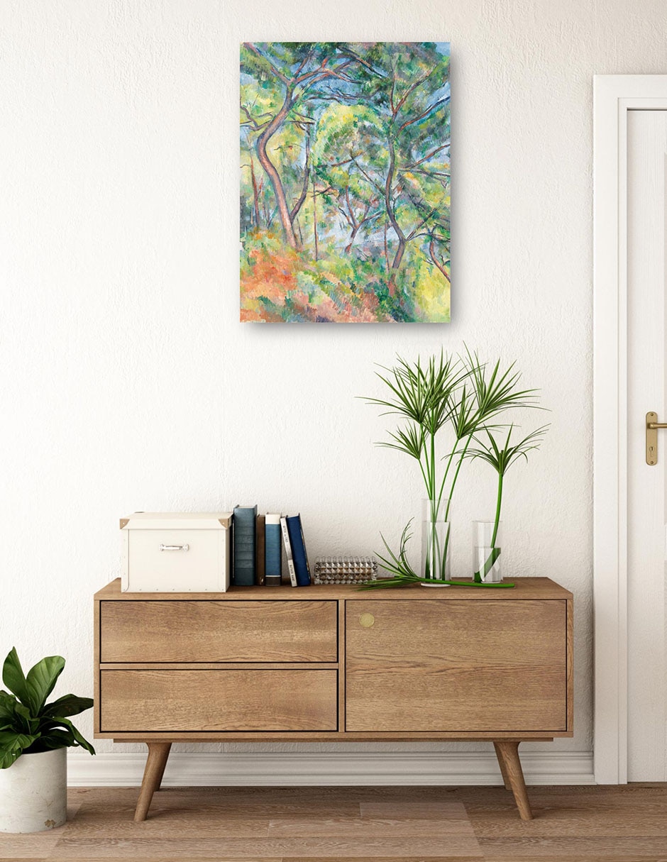 Cuadro decorativo técnica mixta Bosques 3