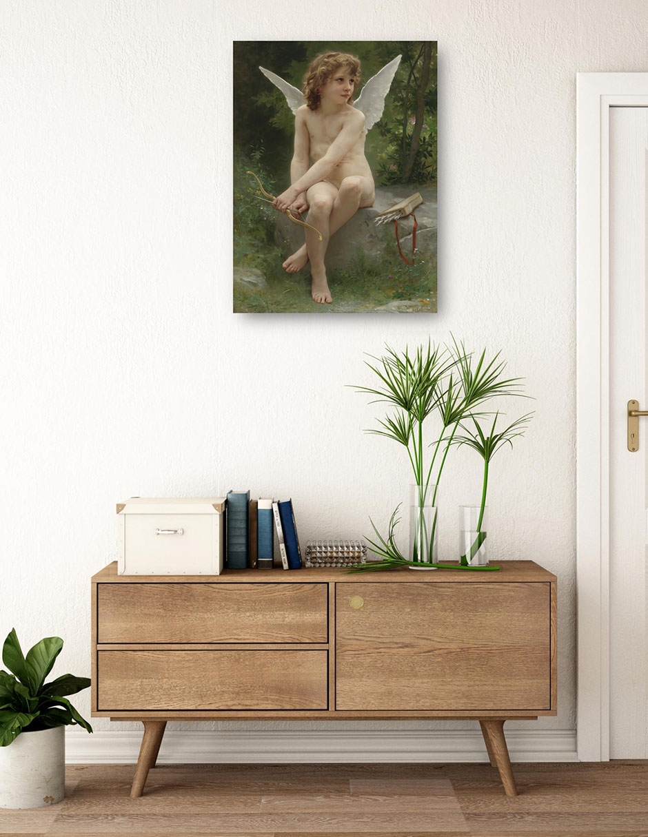 Cuadro decorativo técnica mixta Ángeles 3