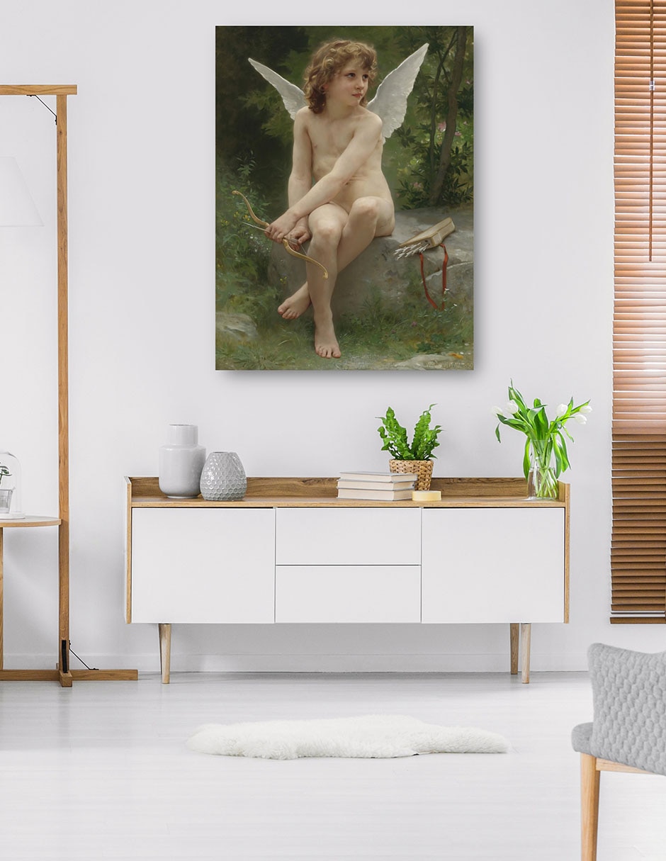 Cuadro decorativo técnica mixta Ángeles 5