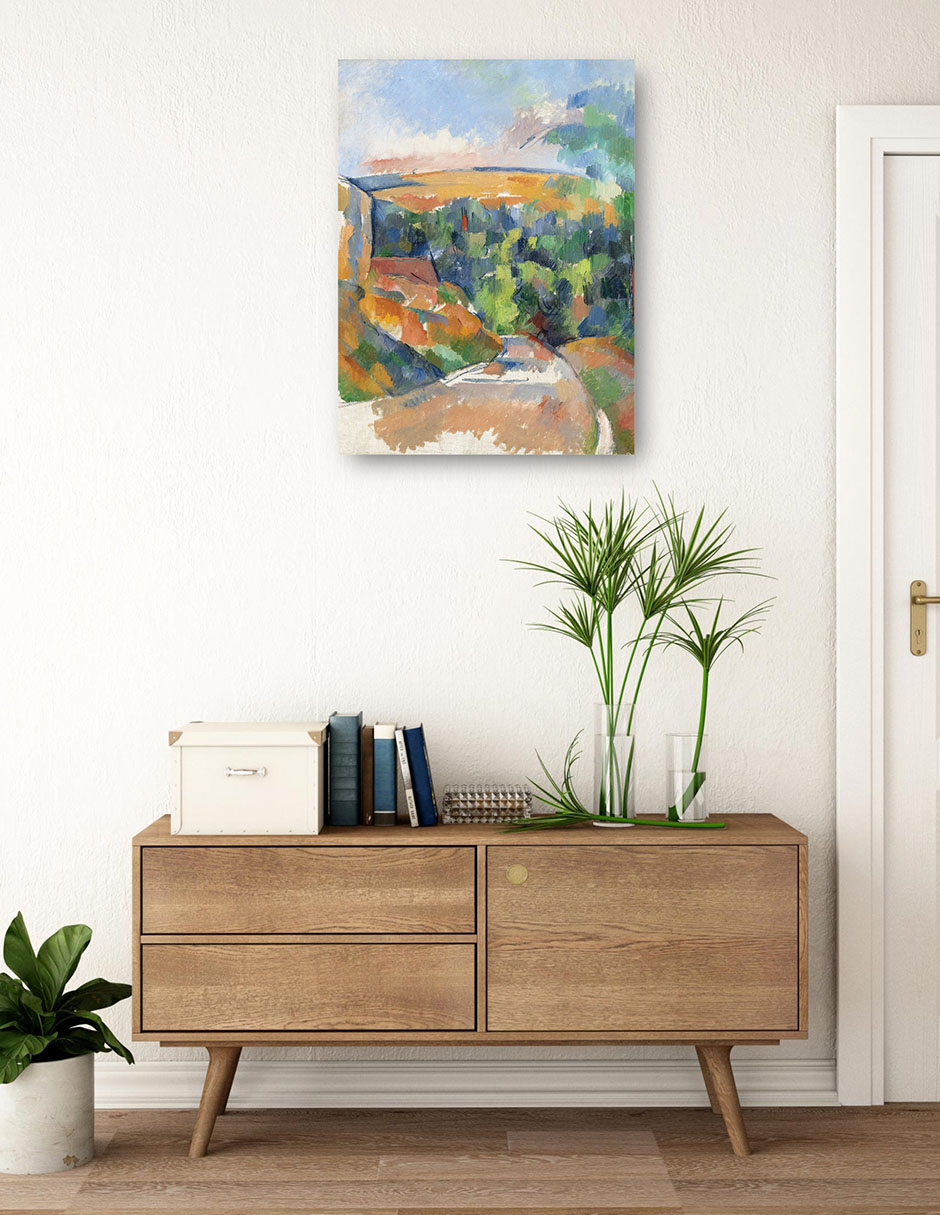 Cuadro decorativo técnica mixta Caminos 3