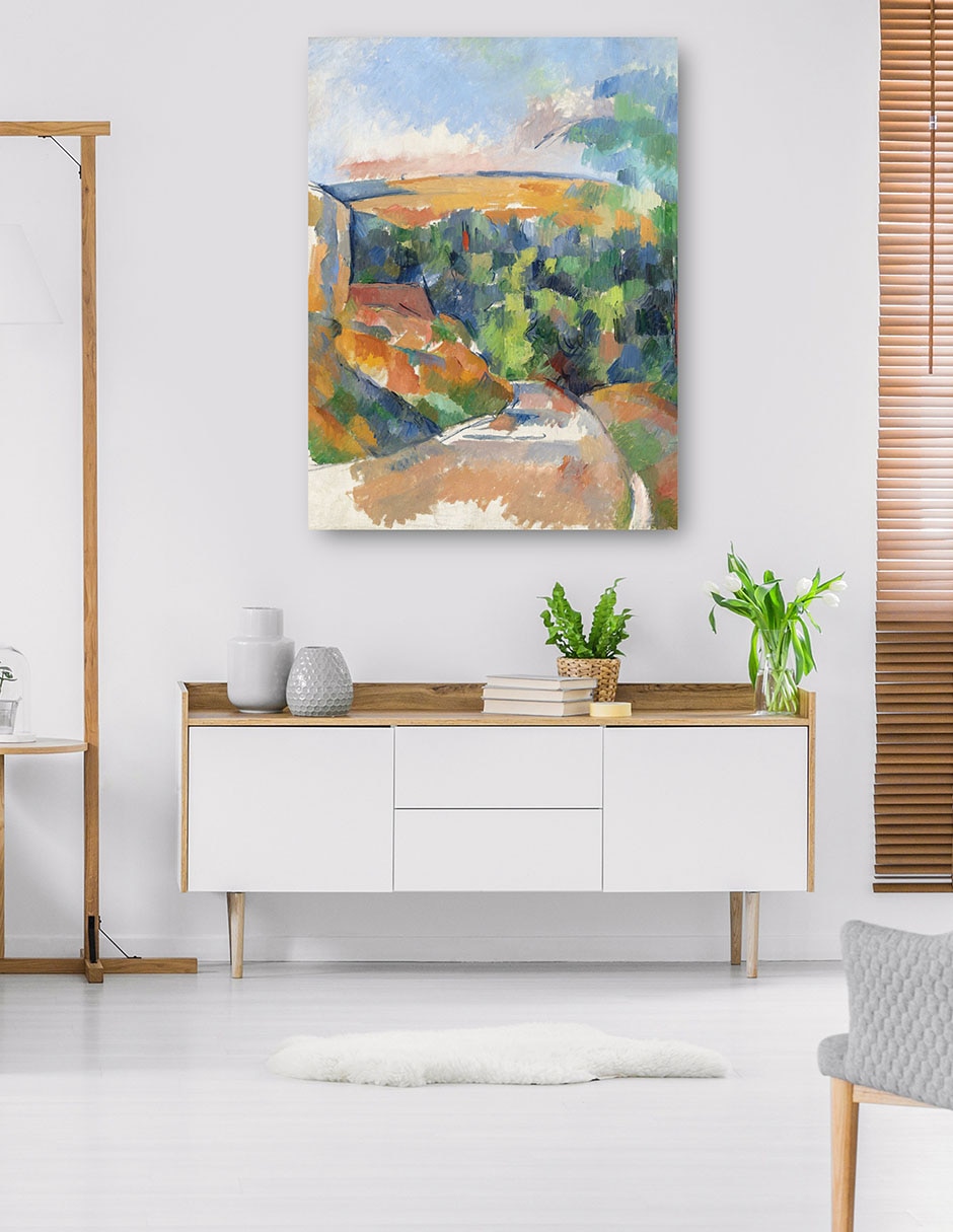 Cuadro decorativo técnica mixta Caminos 5