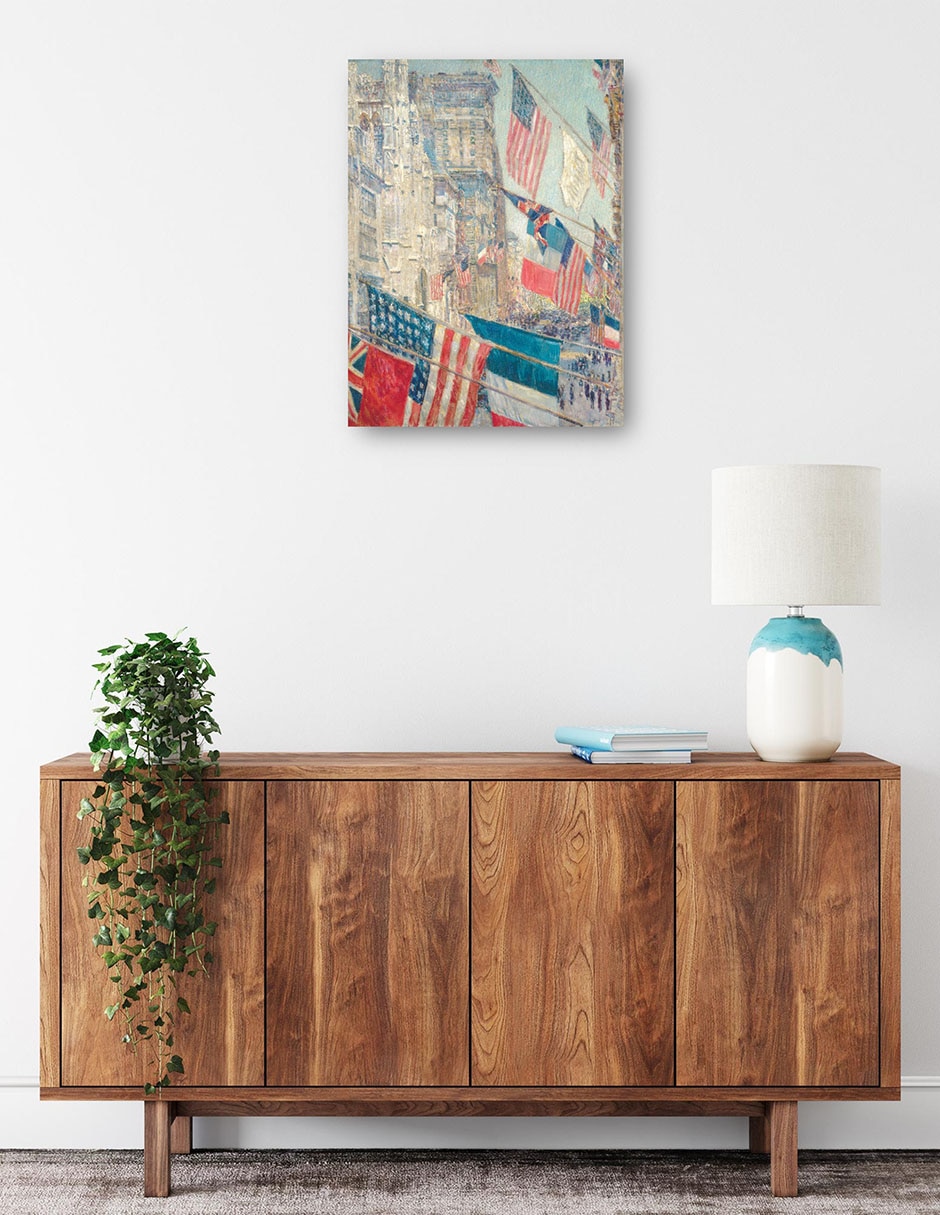 Cuadro decorativo técnica mixta Patriotismo 2