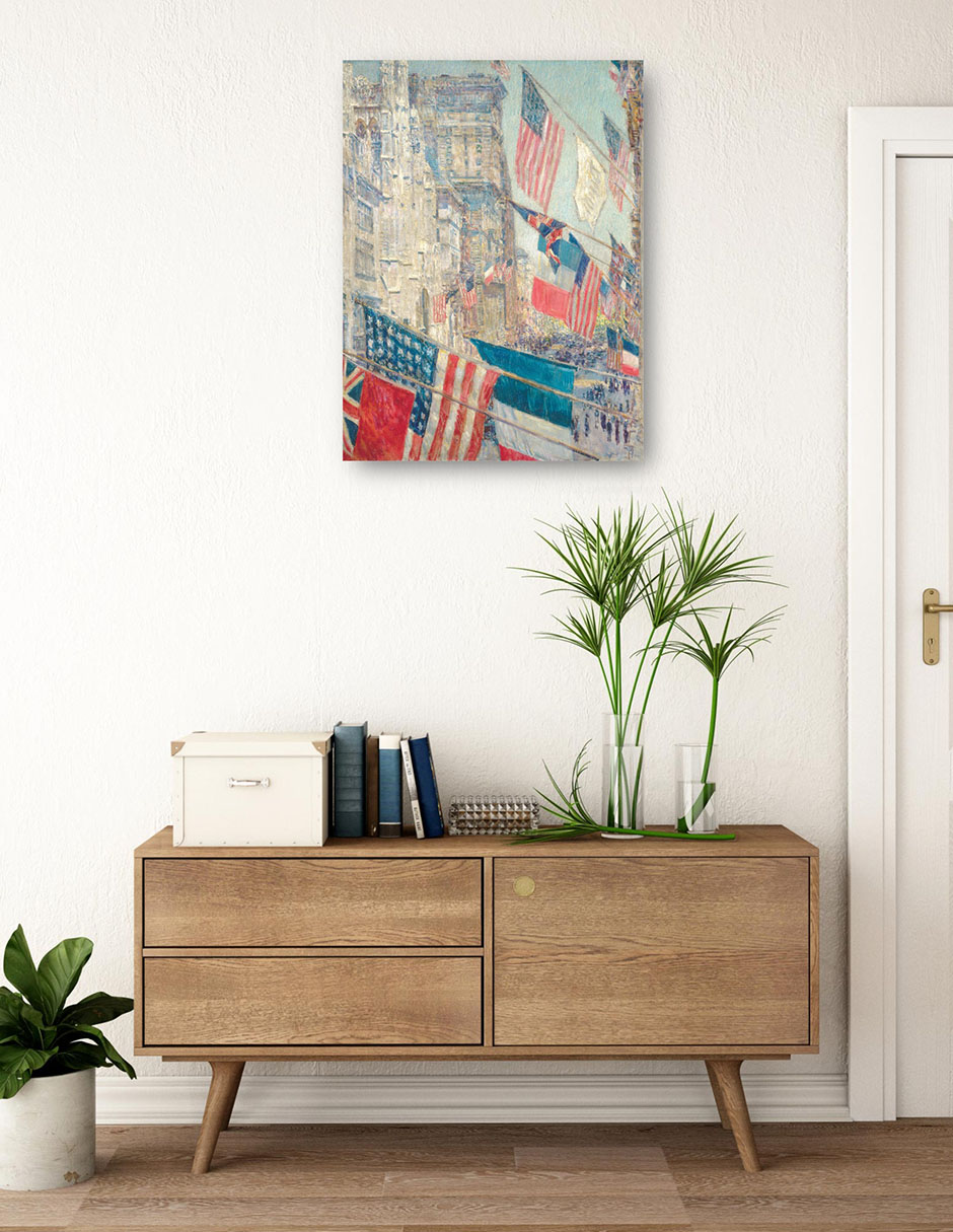 Cuadro decorativo técnica mixta Patriotismo 3