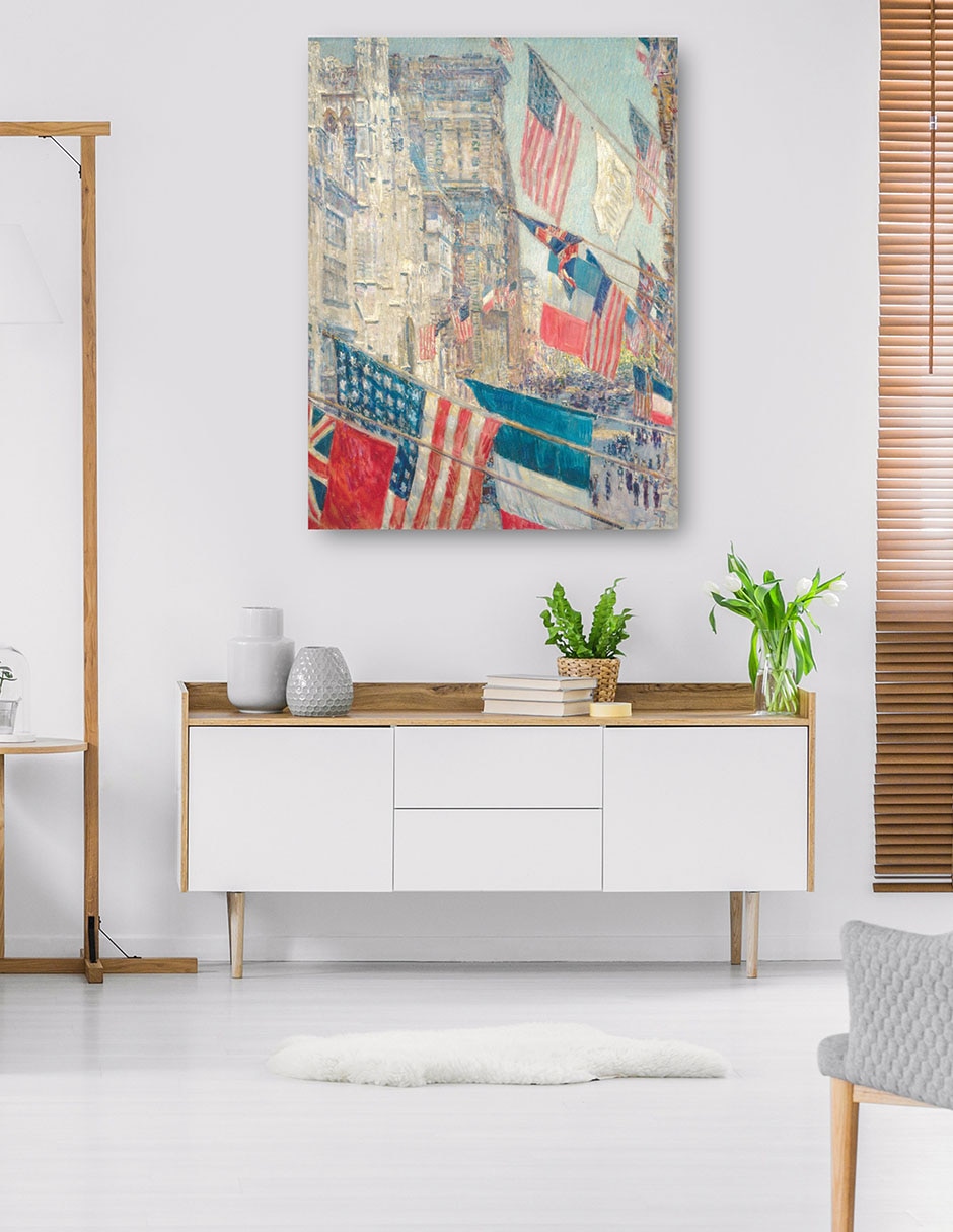 Cuadro decorativo técnica mixta Patriotismo 5