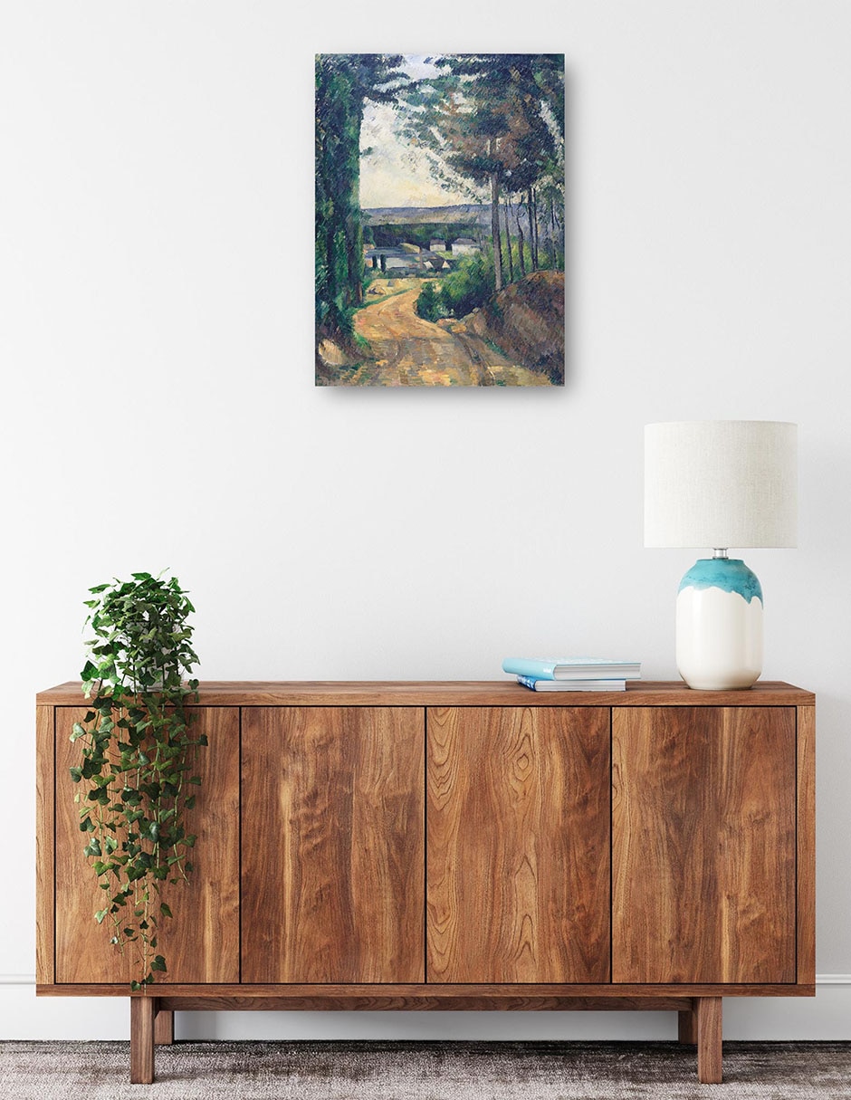 Cuadro decorativo técnica mixta Campos 2