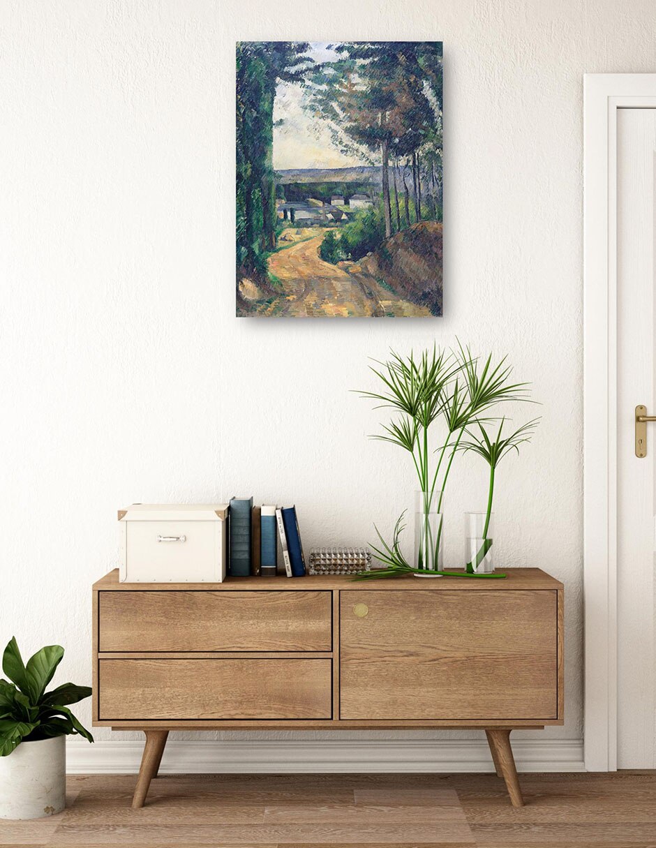 Cuadro decorativo técnica mixta Campos 3