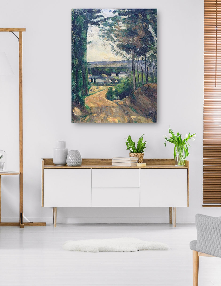 Cuadro decorativo técnica mixta Campos 5