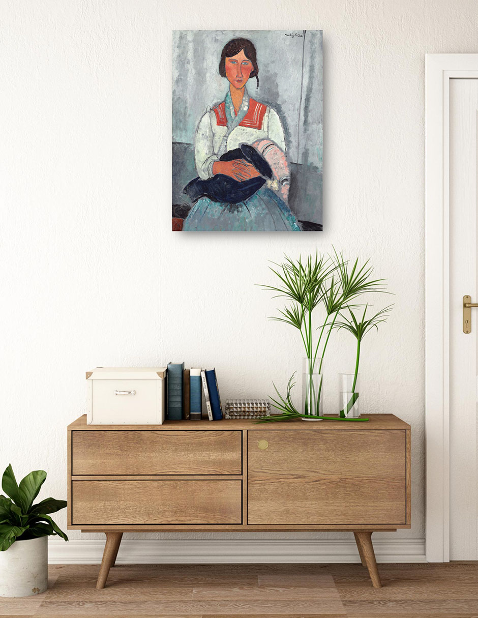 Cuadro decorativo técnica mixta Familia 3