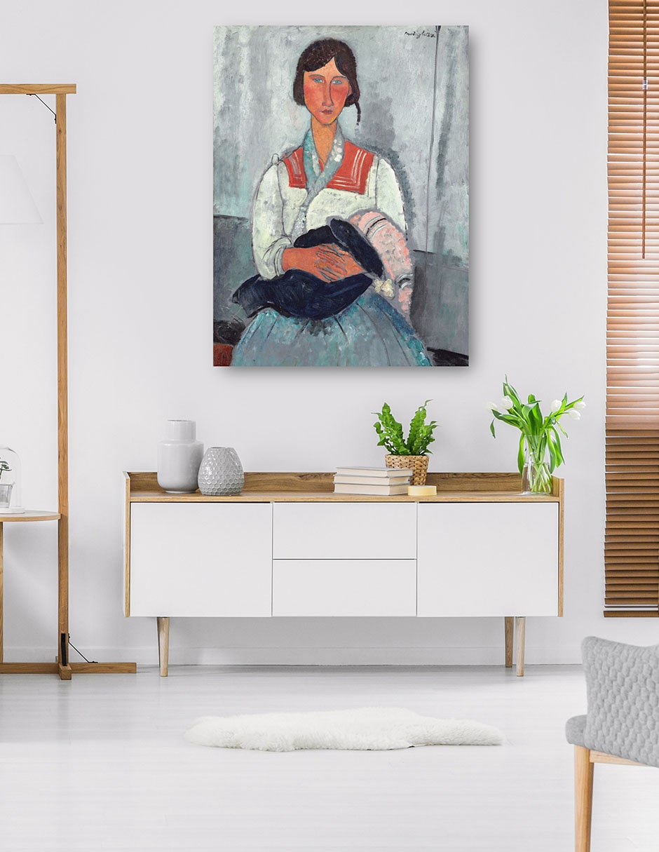 Cuadro decorativo técnica mixta Familia 5