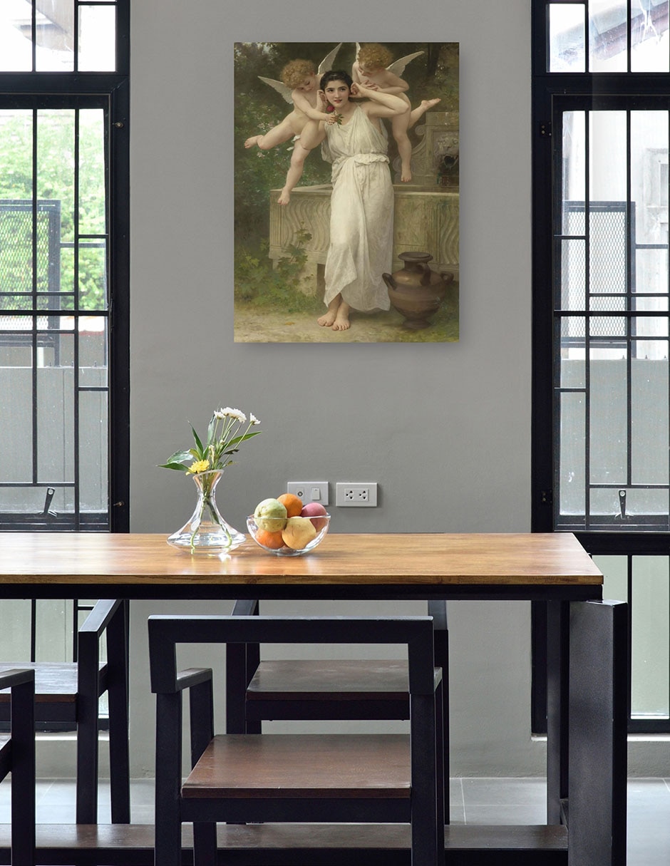 Cuadro decorativo técnica mixta Ángeles 4