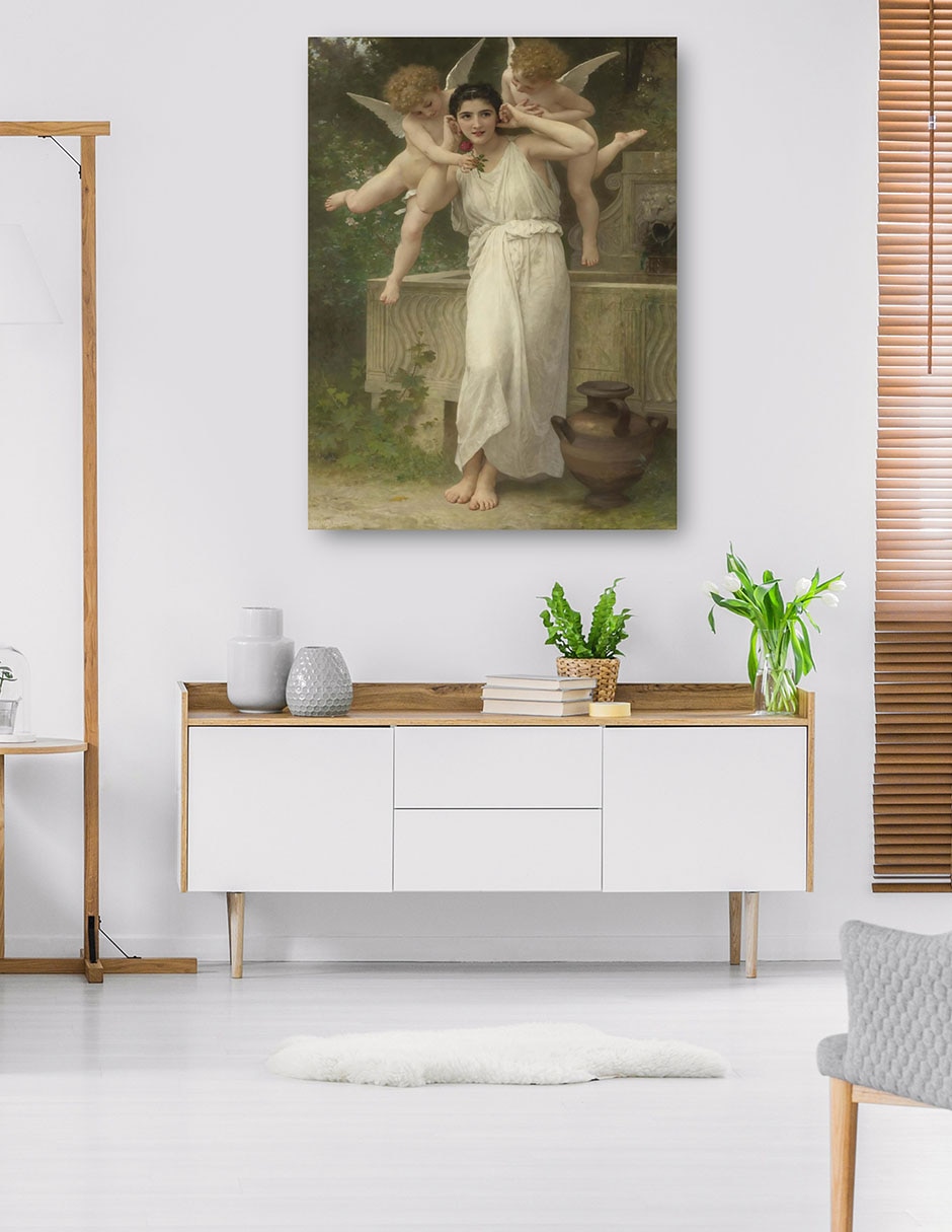 Cuadro decorativo técnica mixta Ángeles 5