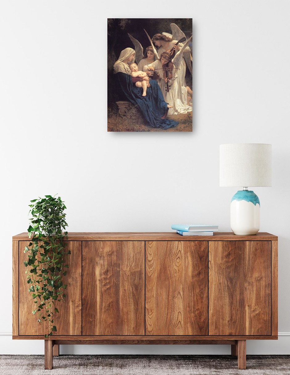 Cuadro decorativo técnica mixta Ángeles 3