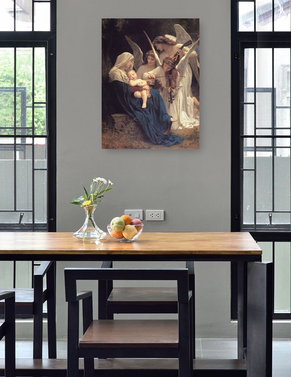 Cuadro decorativo técnica mixta Ángeles 5