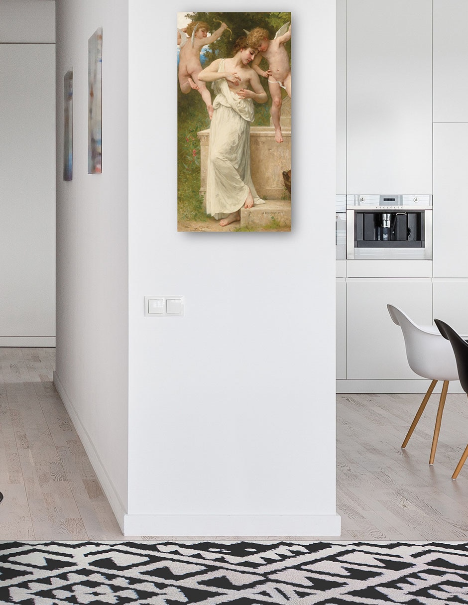 Cuadro decorativo técnica mixta Ángeles 4