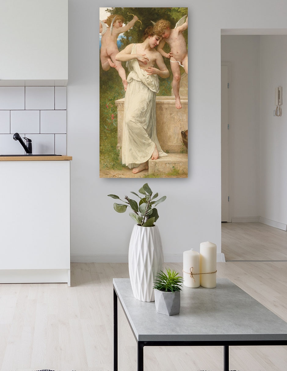 Cuadro decorativo técnica mixta Ángeles 5