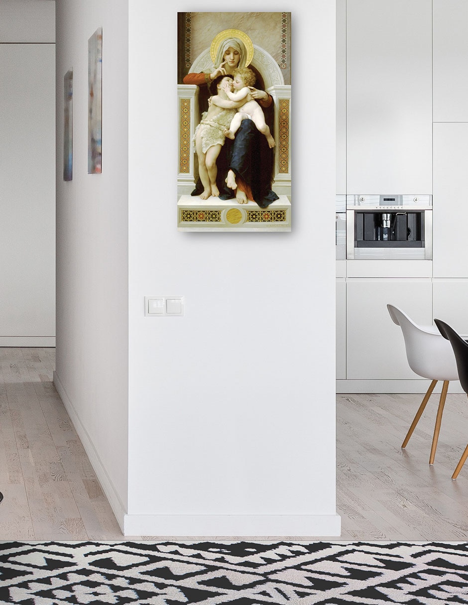 Cuadro decorativo técnica mixta Vírgenes 4