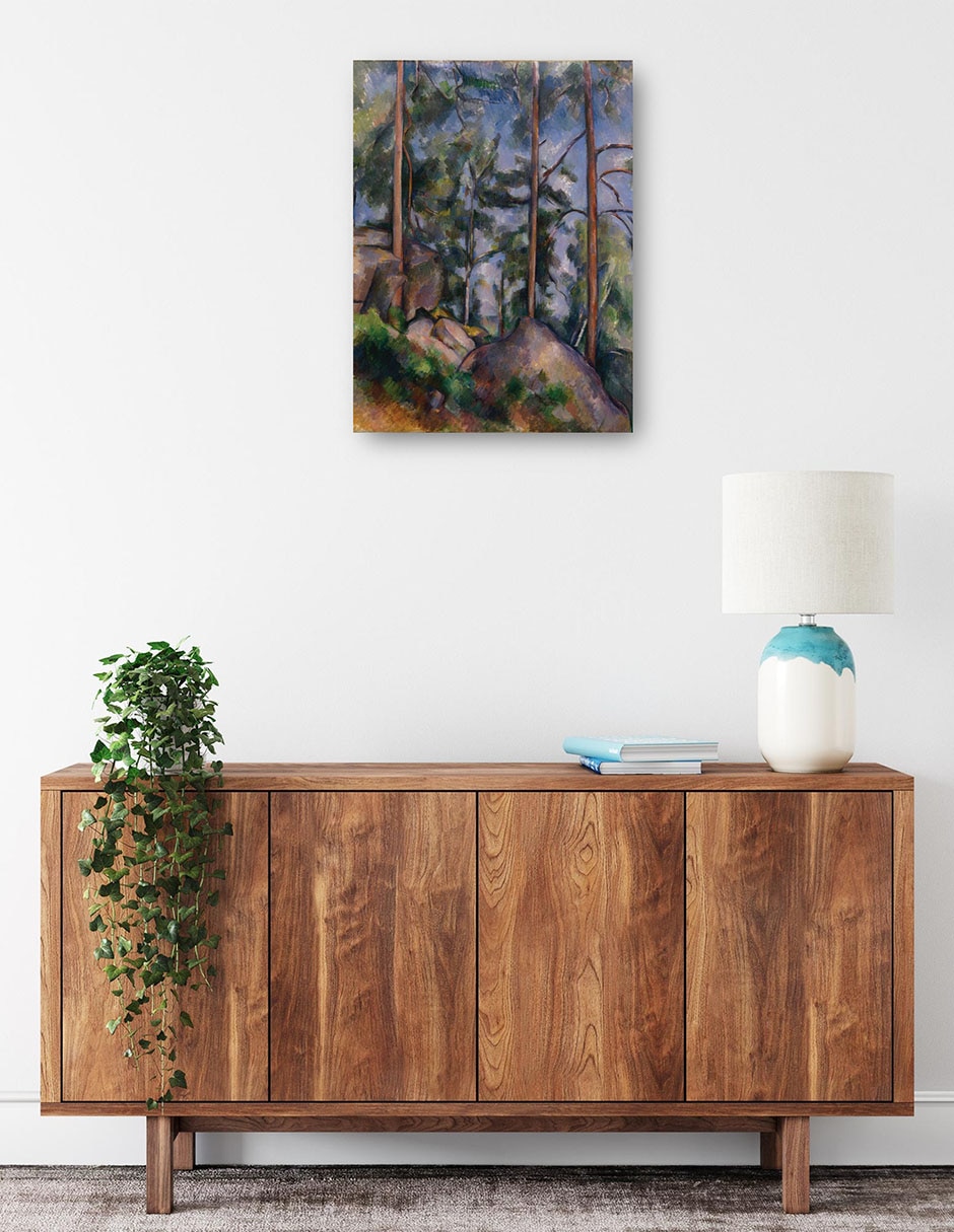 Cuadro decorativo técnica mixta Bosques 2