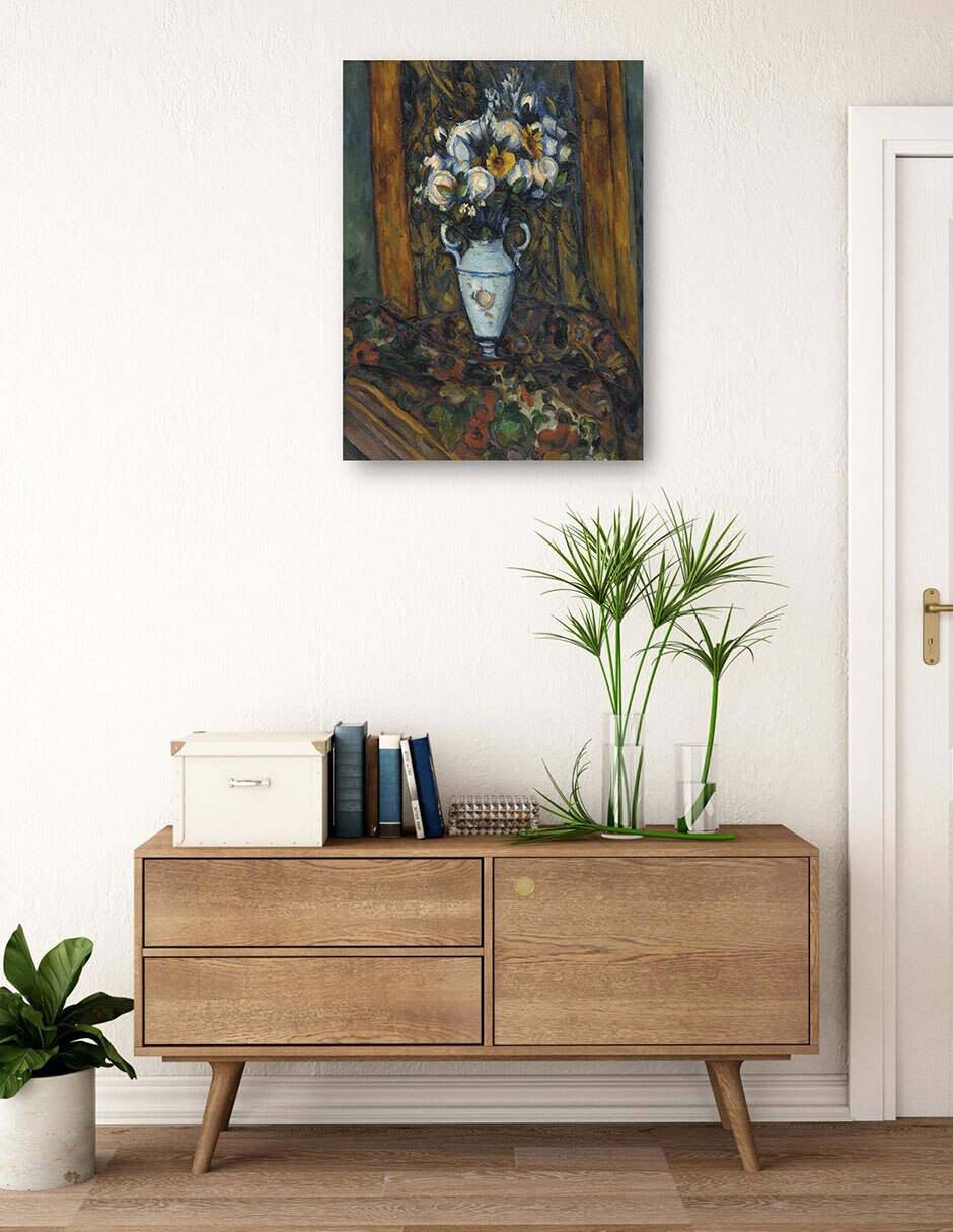 Cuadro decorativo técnica mixta Floreros 3