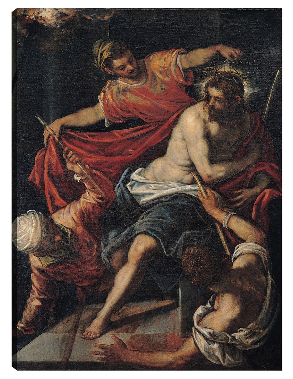 Cuadro decorativo técnica mixta Figuras Celestiales