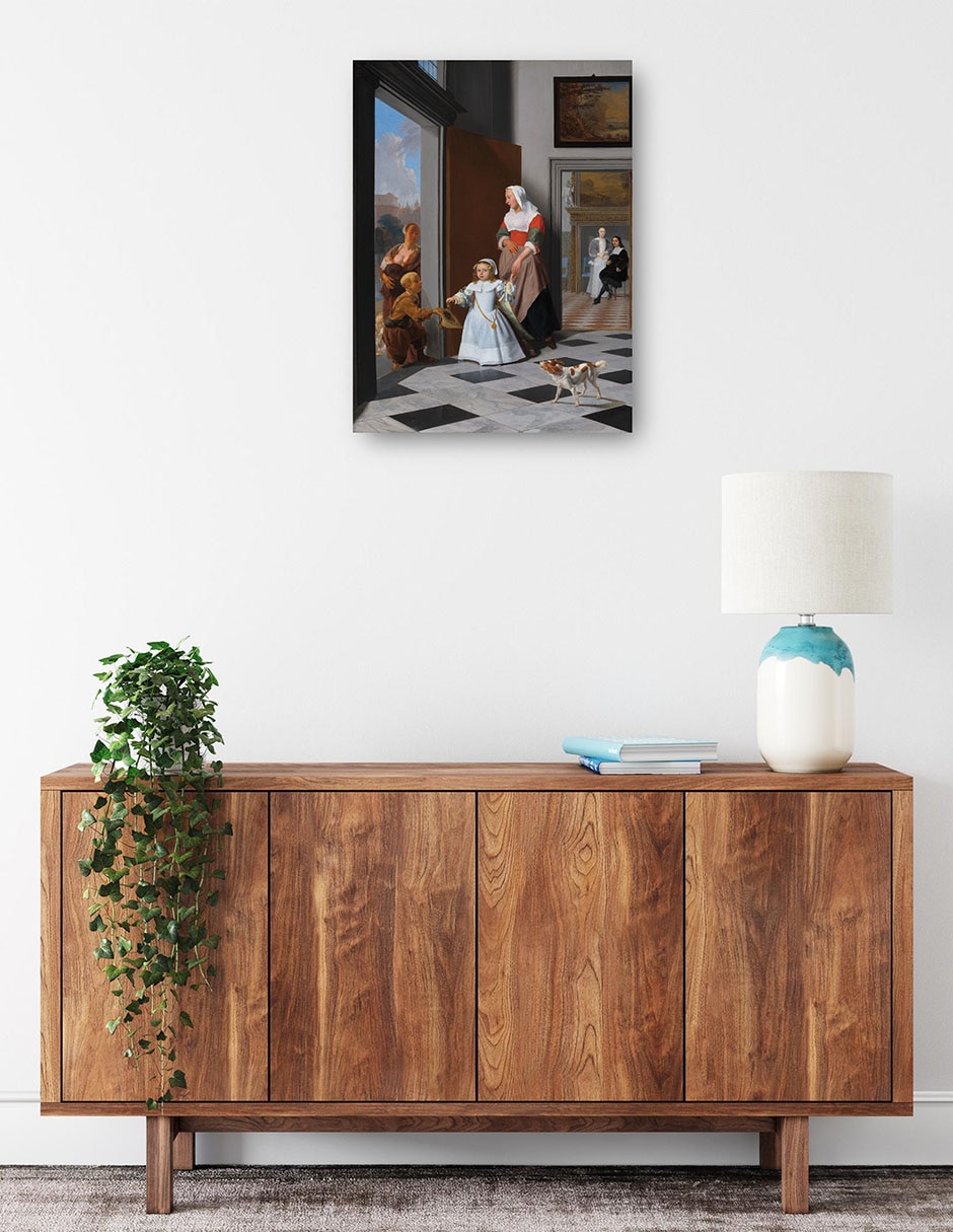 Cuadro decorativo técnica mixta Familia 2