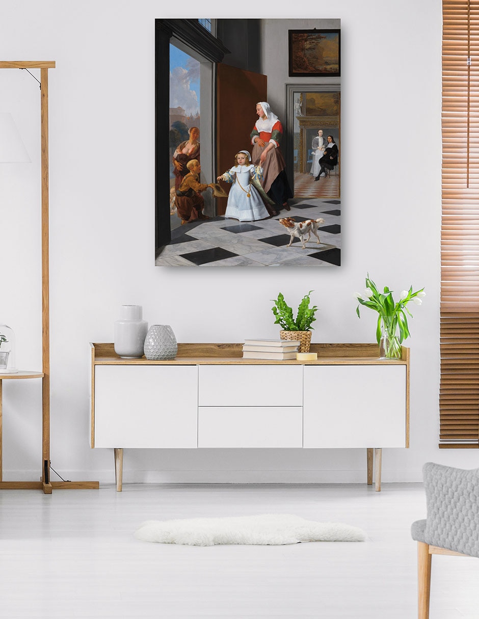 Cuadro decorativo técnica mixta Familia 5