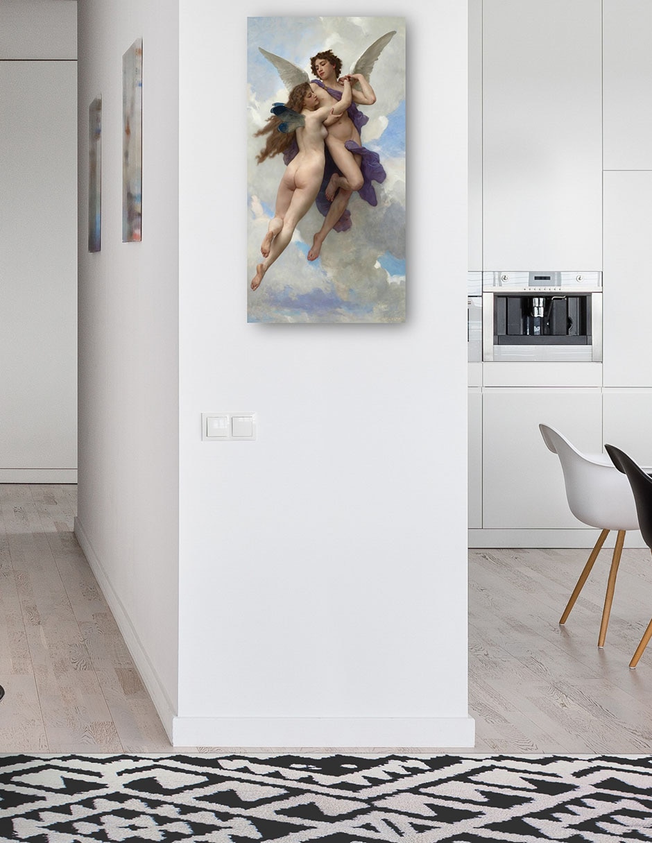Cuadro decorativo técnica mixta Ángeles 5