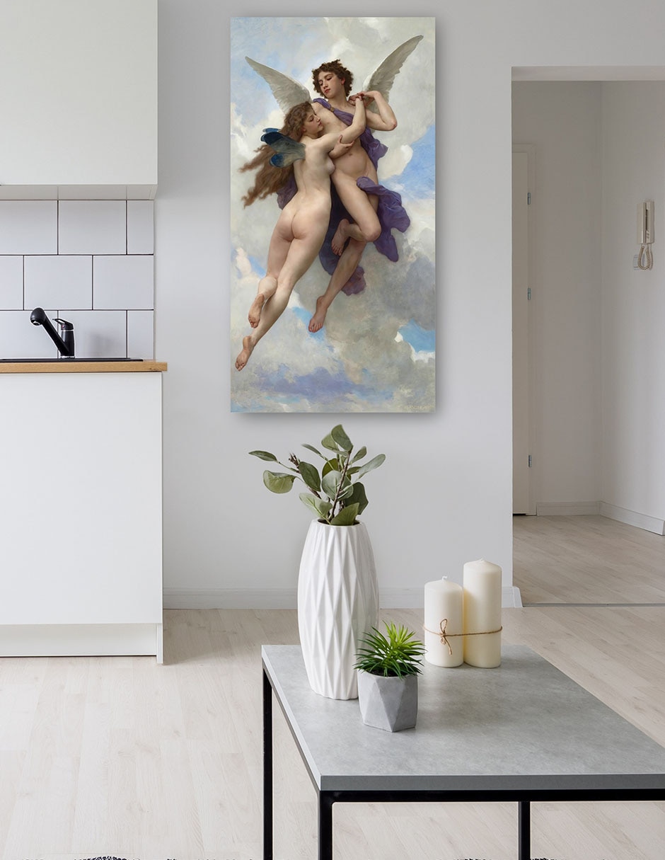 Cuadro decorativo técnica mixta Ángeles 6