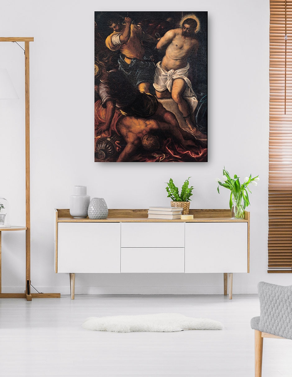 Cuadro decorativo técnica mixta Figuras Celestiales 5