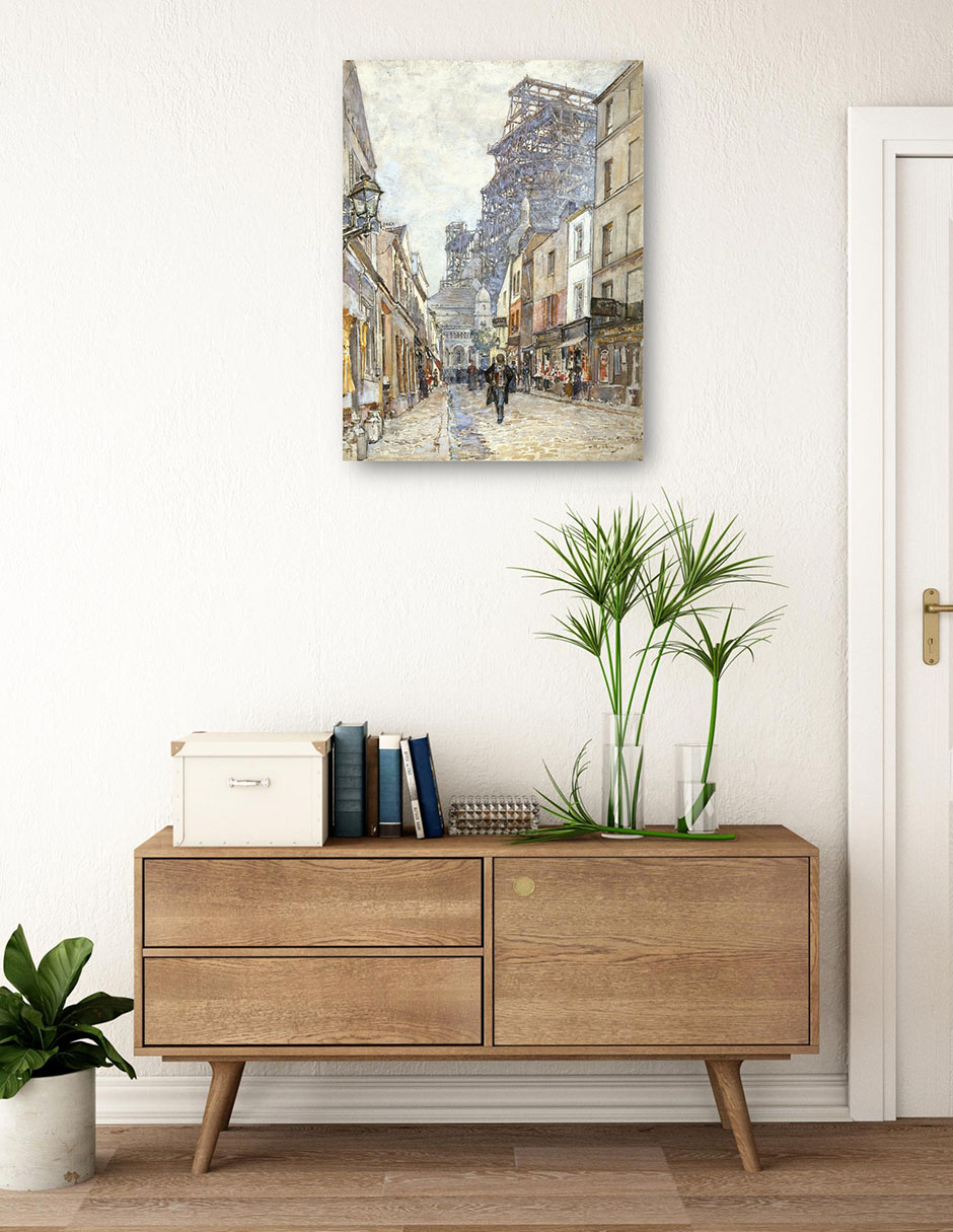 Cuadro decorativo técnica mixta Lugares 3
