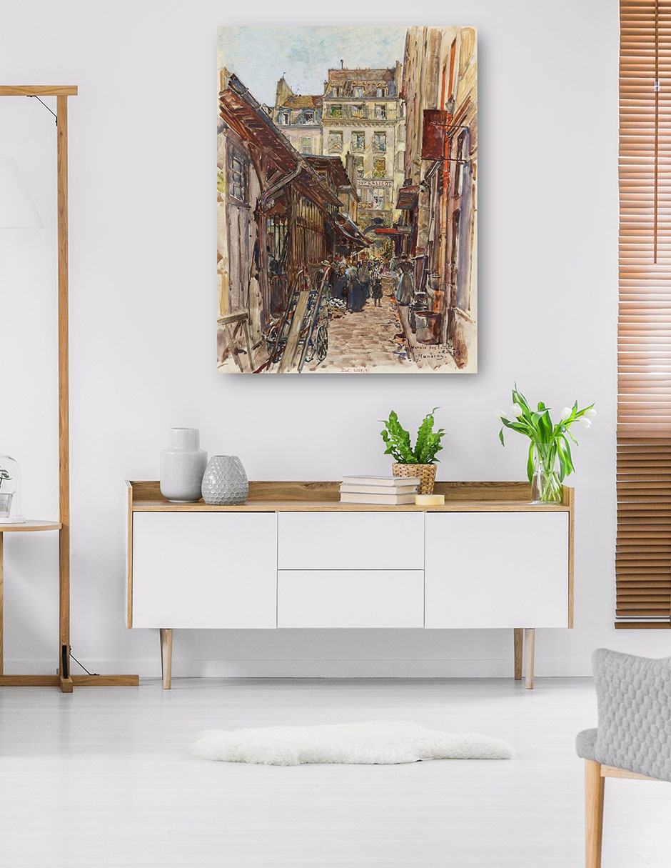 Cuadro decorativo técnica mixta Lugares 5