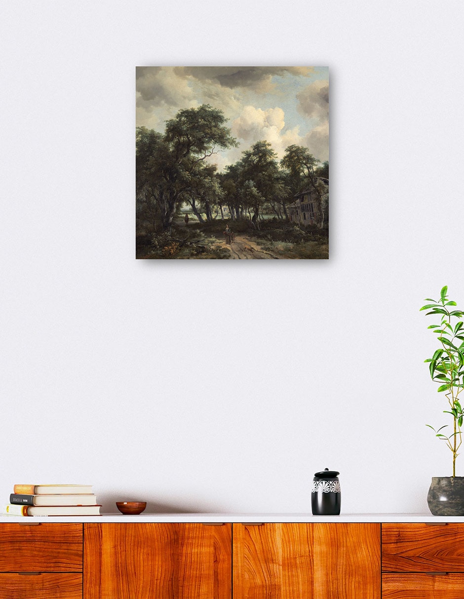 Cuadro decorativo técnica mixta Campos 5