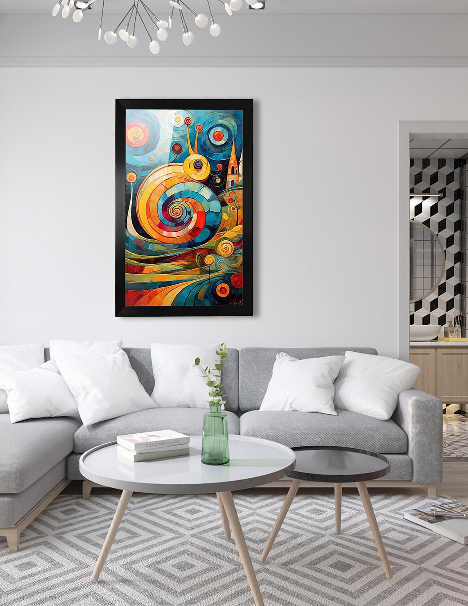 Cuadro decorativo caracol 5